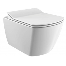 Унитаз подвесной безободковый Creavit ELEGANT EG321-11CB00E-0000 с сиденьем Soft Close Унитаз подвесной безободковый Creavit ELEGANT EG321-11CB00E-0000 с сиденьем Soft Close
